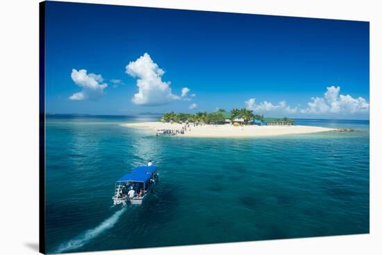 Beautiful South Sea island, Mamanuca Islands, Fiji, South Pacific-Michael Runkel-Stretched Canvas