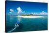 Beautiful South Sea island, Mamanuca Islands, Fiji, South Pacific-Michael Runkel-Stretched Canvas