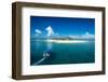 Beautiful South Sea island, Mamanuca Islands, Fiji, South Pacific-Michael Runkel-Framed Photographic Print