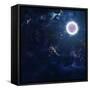 Beautiful Space Background-Forplayday-Framed Stretched Canvas