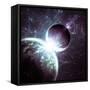 Beautiful Space Background-Forplayday-Framed Stretched Canvas