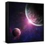 Beautiful Space Background-Forplayday-Framed Stretched Canvas