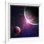 Beautiful Space Background-Forplayday-Framed Photographic Print