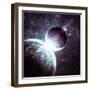 Beautiful Space Background-Forplayday-Framed Photographic Print