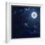 Beautiful Space Background-Forplayday-Framed Photographic Print