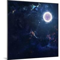 Beautiful Space Background-Forplayday-Mounted Photographic Print