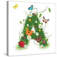 Beautiful Spring Letter "A"-Kesu01-Stretched Canvas