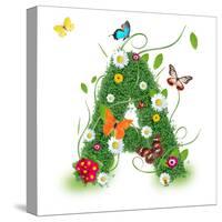 Beautiful Spring Letter "A"-Kesu01-Stretched Canvas