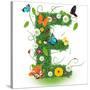 Beautiful Spring Letter "E"-Kesu01-Stretched Canvas