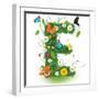 Beautiful Spring Letter "E"-Kesu01-Framed Premium Giclee Print