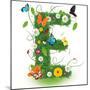 Beautiful Spring Letter "E"-Kesu01-Mounted Premium Giclee Print