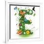 Beautiful Spring Letter "E"-Kesu01-Framed Premium Giclee Print