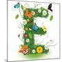 Beautiful Spring Letter "E"-Kesu01-Mounted Premium Giclee Print