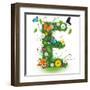 Beautiful Spring Letter "E"-Kesu01-Framed Art Print