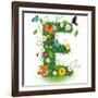 Beautiful Spring Letter "E"-Kesu01-Framed Art Print