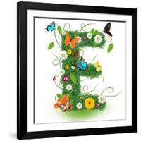 Beautiful Spring Letter "E"-Kesu01-Framed Art Print