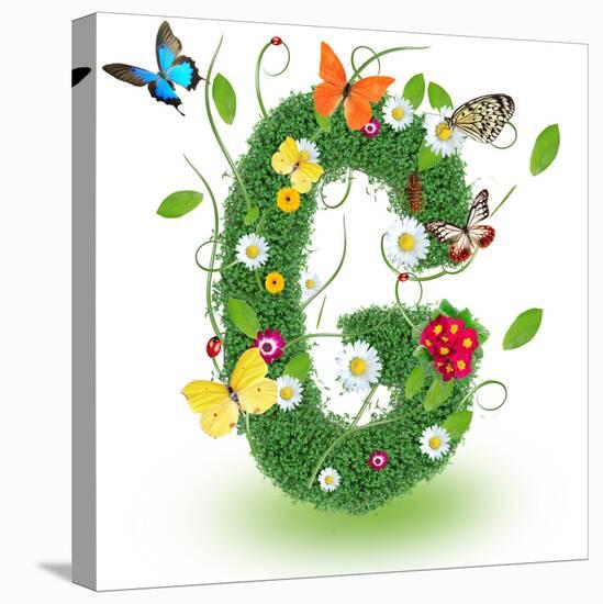 Beautiful Spring Letter "G"-Kesu01-Stretched Canvas