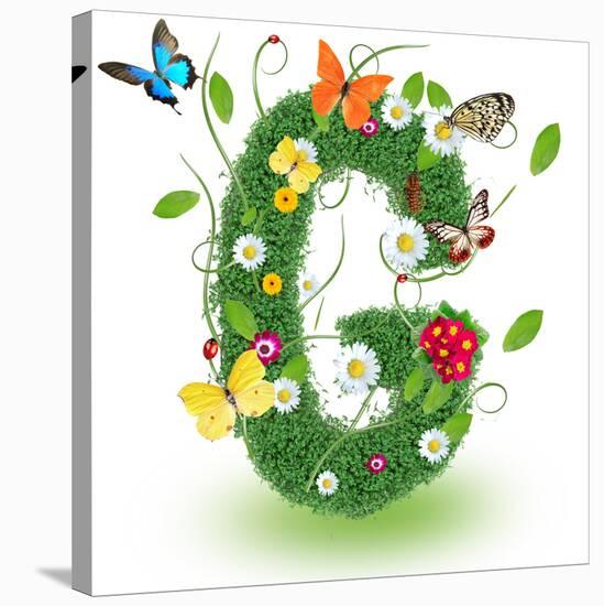 Beautiful Spring Letter "G"-Kesu01-Stretched Canvas