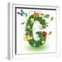 Beautiful Spring Letter "G"-Kesu01-Framed Premium Giclee Print