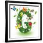 Beautiful Spring Letter "G"-Kesu01-Framed Premium Giclee Print