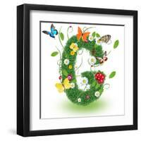 Beautiful Spring Letter "G"-Kesu01-Framed Art Print