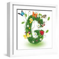 Beautiful Spring Letter "G"-Kesu01-Framed Art Print