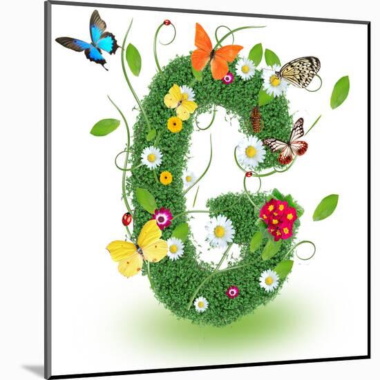 Beautiful Spring Letter "G"-Kesu01-Mounted Art Print