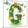 Beautiful Spring Letter "G"-Kesu01-Mounted Art Print