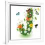 Beautiful Spring Letter "J"-Kesu01-Framed Premium Giclee Print