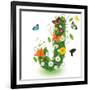 Beautiful Spring Letter "J"-Kesu01-Framed Premium Giclee Print