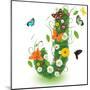 Beautiful Spring Letter "J"-Kesu01-Mounted Art Print