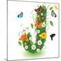 Beautiful Spring Letter "J"-Kesu01-Mounted Art Print