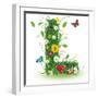 Beautiful Spring Letter "L"-Kesu01-Framed Premium Giclee Print