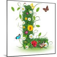 Beautiful Spring Letter "L"-Kesu01-Mounted Premium Giclee Print