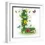 Beautiful Spring Letter "L"-Kesu01-Framed Art Print