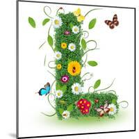 Beautiful Spring Letter "L"-Kesu01-Mounted Art Print