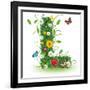 Beautiful Spring Letter "L"-Kesu01-Framed Art Print