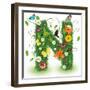 Beautiful Spring Letter "N"-Kesu01-Framed Premium Giclee Print