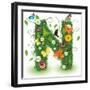 Beautiful Spring Letter "N"-Kesu01-Framed Premium Giclee Print