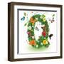 Beautiful Spring Letter "Q"-Kesu01-Framed Art Print