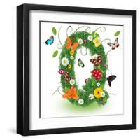 Beautiful Spring Letter "Q"-Kesu01-Framed Art Print