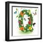 Beautiful Spring Letter "Q"-Kesu01-Framed Art Print