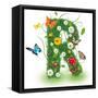 Beautiful Spring Letter "R"-Kesu01-Framed Stretched Canvas