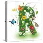 Beautiful Spring Letter "R"-Kesu01-Stretched Canvas