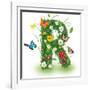 Beautiful Spring Letter "R"-Kesu01-Framed Art Print