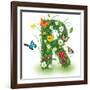 Beautiful Spring Letter "R"-Kesu01-Framed Art Print