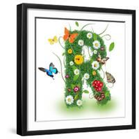 Beautiful Spring Letter "R"-Kesu01-Framed Art Print