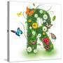 Beautiful Spring Letter "R"-Kesu01-Stretched Canvas