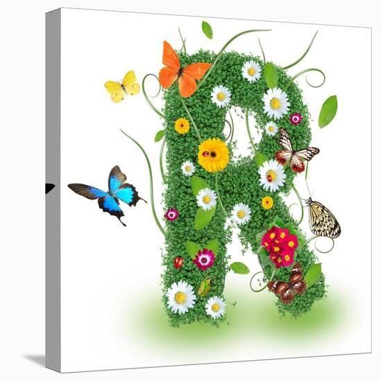 Beautiful Spring Letter "R"-Kesu01-Stretched Canvas