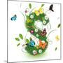 Beautiful Spring Letter "S"-Kesu01-Mounted Art Print